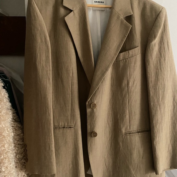 NWT! SANDRO two button Oversized Blazer - Picture 3 of 4